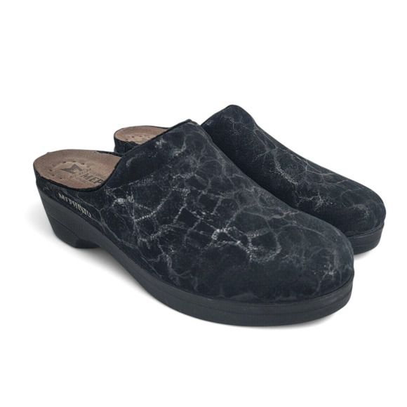 Mephisto Satty Black Clogs Women’s Size 9‎ Comfort Orthopedic Slip-On Slides - Picture 1 of 5